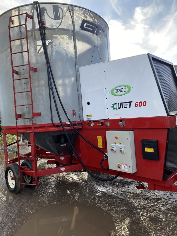 Opico grain dryer 600 fully automatic electric driven